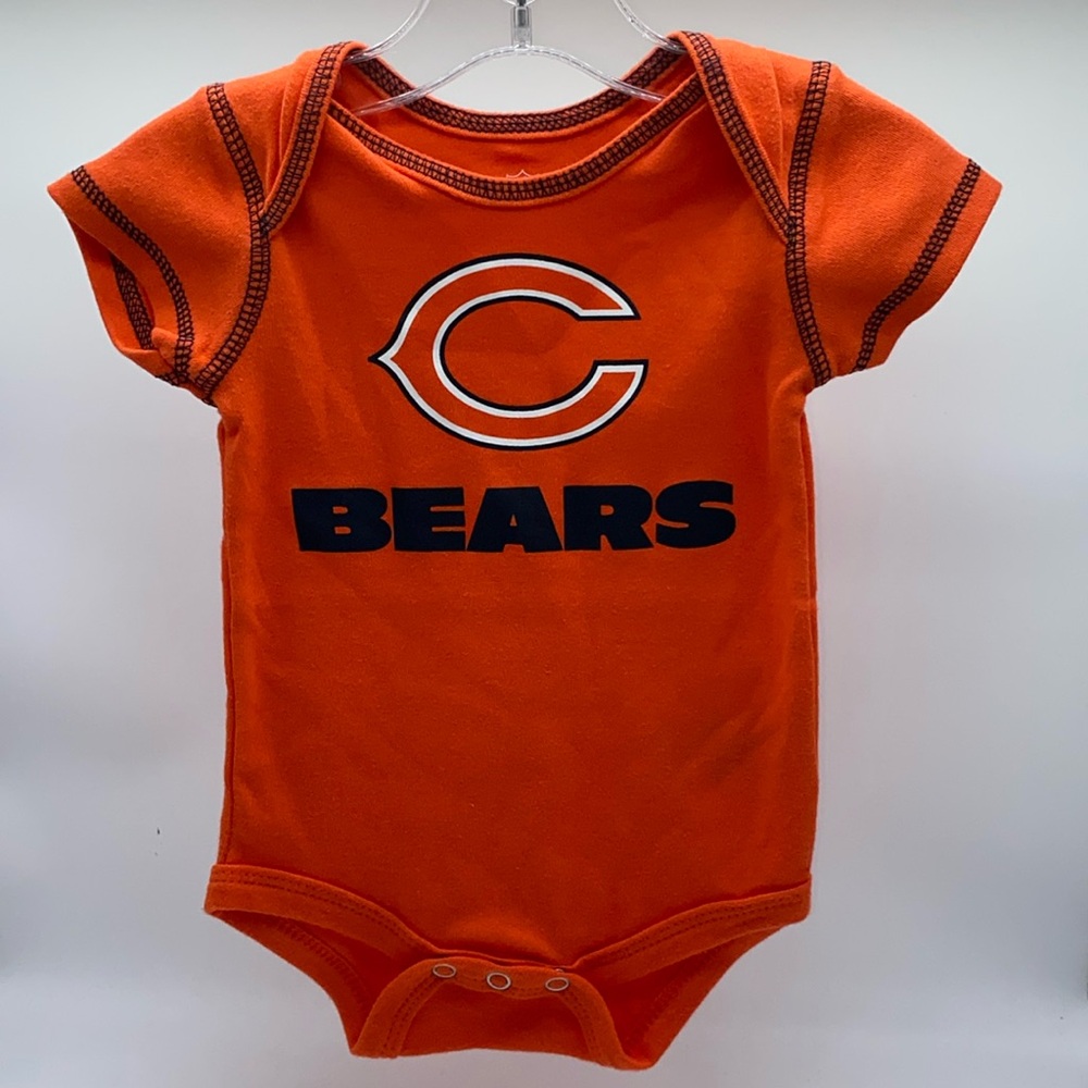 Chicago Bears NFL Football Sports Team Infant Baby Bodysuit Size 0-3 Months
